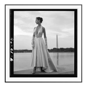 Washington Monument Fashion Shoot 1949 by Toni Frissell Framed