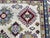 Textile Ivory Kazak Wool Rug With Colorful Medallions, 5'6" X 7'6" For Sale - Image 7 of 14