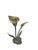 Vintage Brass Lily Flower Candle Holder For Sale - Image 10 of 18