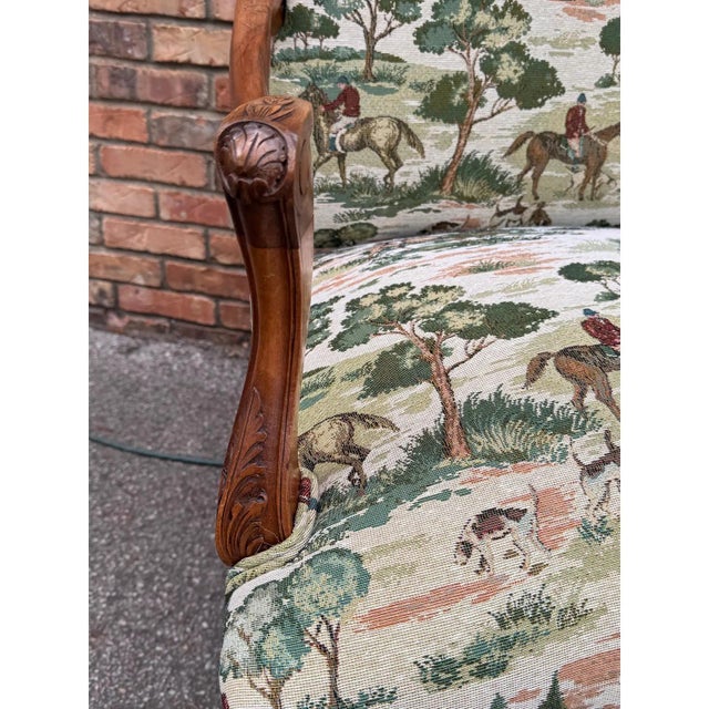 Newly Upholstered 19th Century French Chairs For Sale - Image 4 of 6