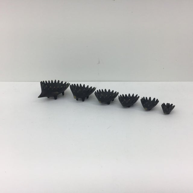 Walter Bosse for Hertha Baller, Stackable Hedgehog Ashtray Set Austria, 1950s For Sale - Image 18 of 18
