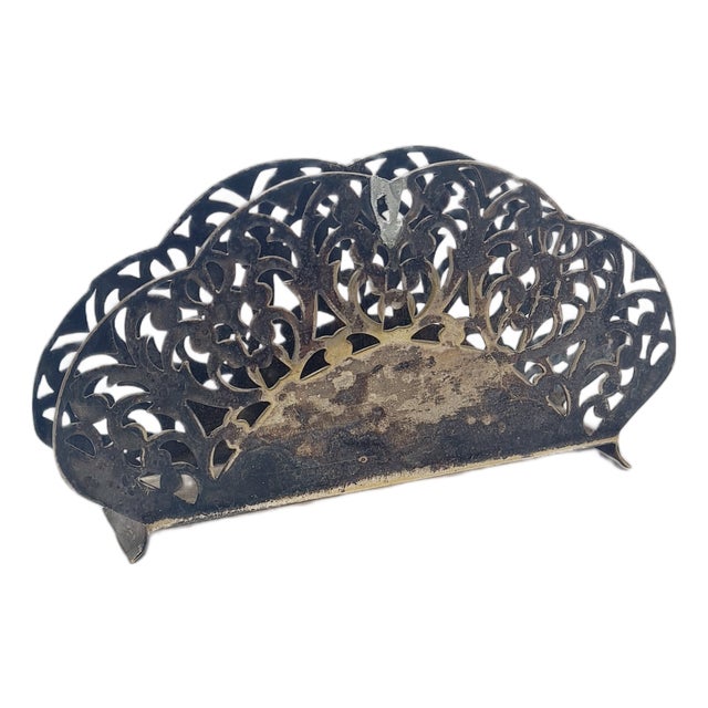 Art Deco Napkin Holder by Bros Henneberg, Poland, 1930s For Sale