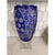Blue Cobalt Blue Large Crystal Vase For Sale - Image 8 of 8