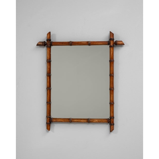 19th Century 19th Century French Faux Bamboo Mirror For Sale - Image 5 of 18