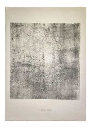 Jean Dubuffet, Vespéral Field From Soil, Land, Lithograph, 1959