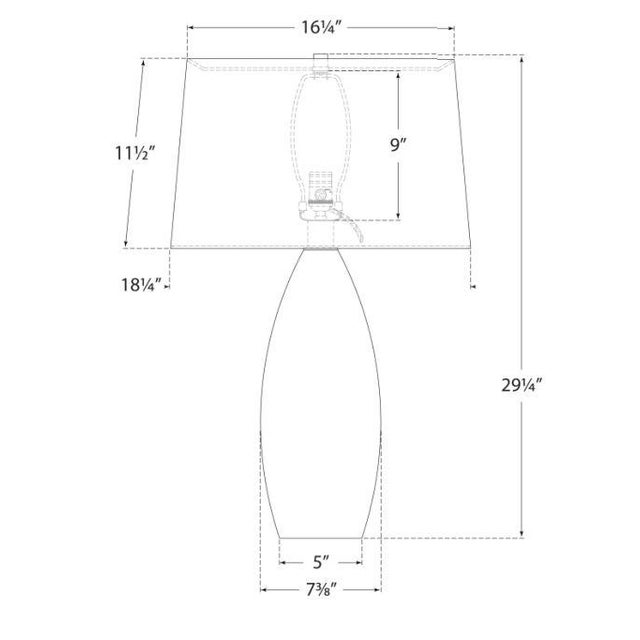 Modern Chapman & Myers for Visual Comfort Signature Myla Large Tall Table Lamp in Smoked Glass with Linen Shade For Sale - Image 3 of 3