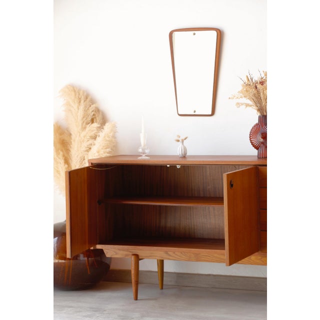 1960s Vintage Scandinavian Teak Sideboard, 1960s For Sale - Image 5 of 17