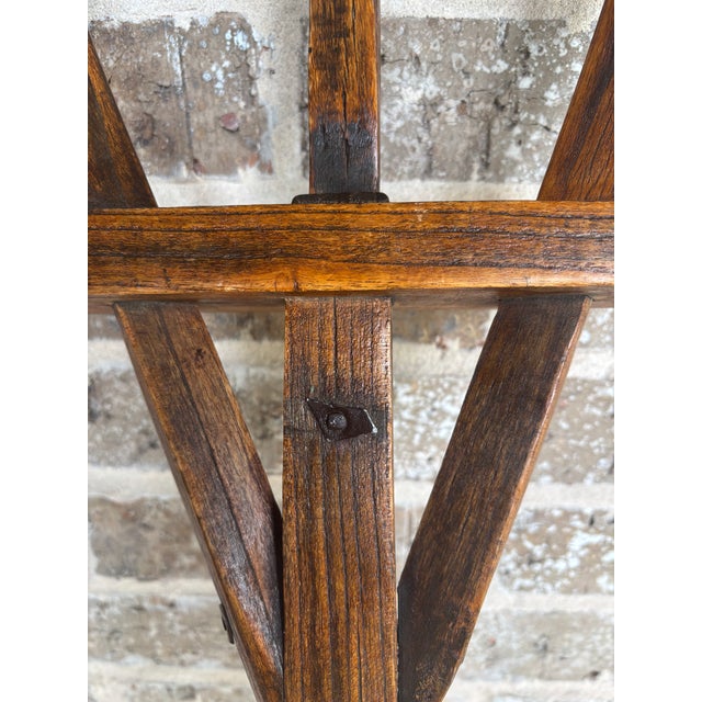 Large 19th Century American Primitive Folk Art Sculptural Hay Fork For Sale In Little Rock - Image 6 of 18