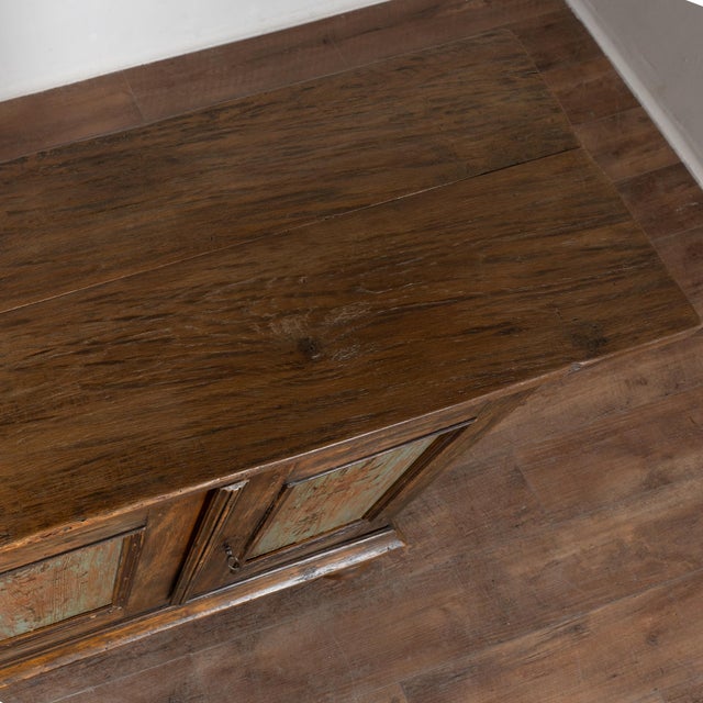 Late 18th-Century Swedish Original Painted Pine Sideboard Cabinet For Sale - Image 6 of 12