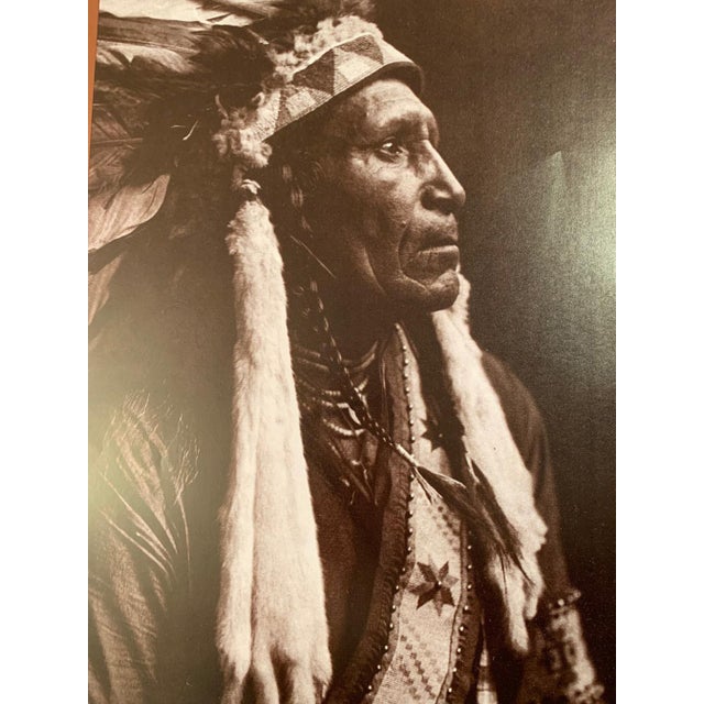 Native American Edward Curtis American Indian Super Photography Poster, 1973 For Sale - Image 3 of 4