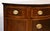 1920s Antique English Regency Flame Mahogany Banded Satinwood Half-Moon Demi-Lune For Sale - Image 13 of 16