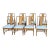 Late 20th Century Vintage Chinoiserie Style Thomasville Maple Dining Chairs. Set of Eight For Sale