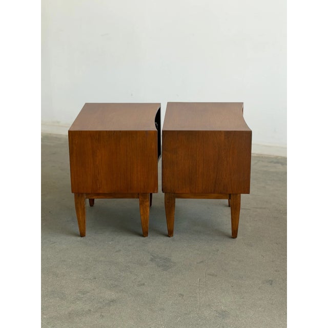 Mid 20th Century Nightstands by Rs Associates - Pair, Attributed For Sale - Image 9 of 15