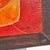 Mixed Media Acrylic on Board by Orlando, Warm Color Abstraction