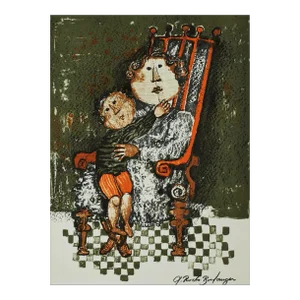 1973 Graciela Boulanger Original Lithograph Untitled 3