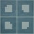 Schumacher x Backdrop Palindrome Wallpaper in Teal For Sale