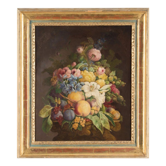 Rose J. Leigh, Bouquet of Flowers, Oil on Canvas, Framed For Sale