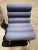 Blue Mid 20th Century Modern Armless Lounge Chair For Sale - Image 8 of 11