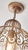 Metal Vintage Bird Cage Light Fixture Ceiling Pendant For Sale - Image 7 of 11