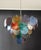 Mid-Century Modern Space Age High Quality Murano Chandelier with 50 Muilticolored Glasses, 1990s For Sale - Image 3 of 18