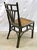 1950s Burnt Bamboo Cane Seat Dining Chairs- Set of 4 For Sale - Image 17 of 18