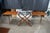 Mid 20th Century Baker Furniture Expandable Party Butler Mahogany Removable Serving Tray Table For Sale - Image 15 of 18