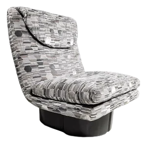 Fabric and Fiberglass Comfort Armchair by T. Ammannati & G.P. Vitelli, Italy, 1970s