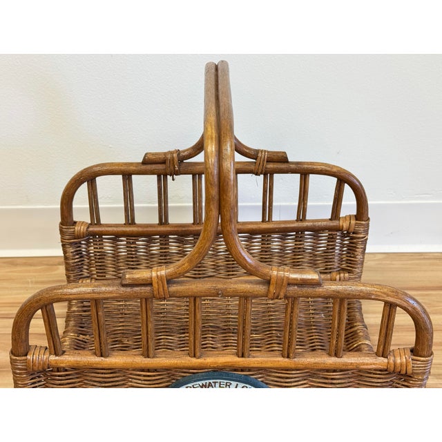 Vintage Bentwood Basket For Sale - Image 9 of 9