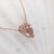 Metal 2.7ct Morganite Pendant Necklace With Natural Diamonds in Solid 14k Gold For Sale - Image 7 of 7