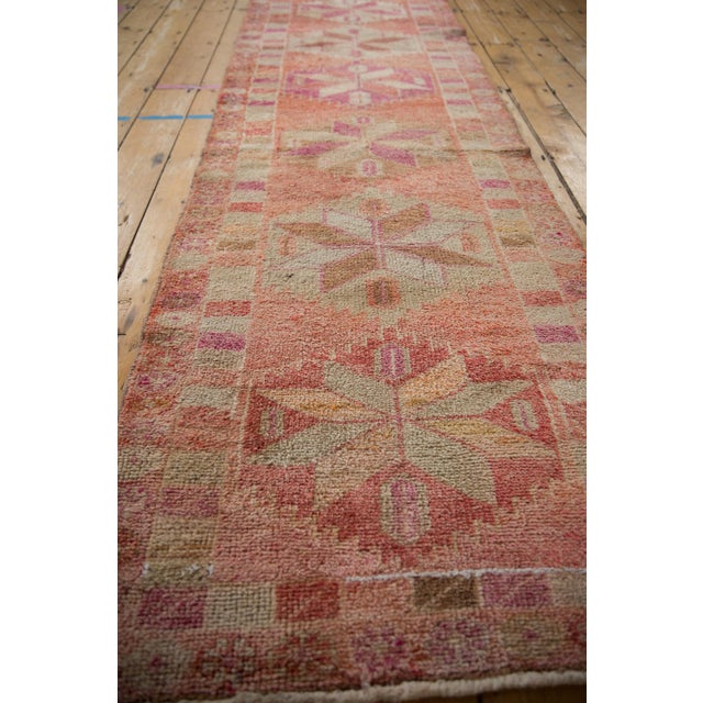 Red Vintage Distressed Kurd Rug Runner - 2'10" x 14' For Sale - Image 8 of 10