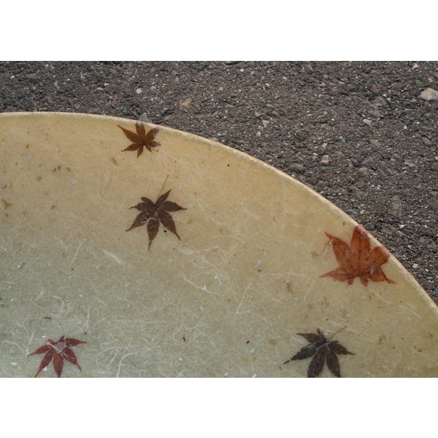 Large 1950s Mid Century Kimball Fiberglass Serving Bowl For Sale - Image 11 of 13