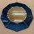 Blue Italian Blue Mirrored Glass Decagonal Mirrors, 2000s, Set of 2 For Sale - Image 8 of 11