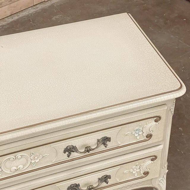 Vintage French Provincial Painted Commode For Sale - Image 18 of 18