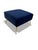 This bespoke pair of MCM inspired foot stools are crafted in a rich blue velvet fabric and are designed with clean and...