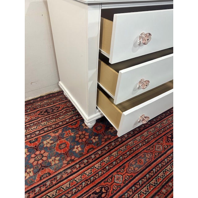 Wood Bonavita Three Drawer Chest For Sale - Image 7 of 9