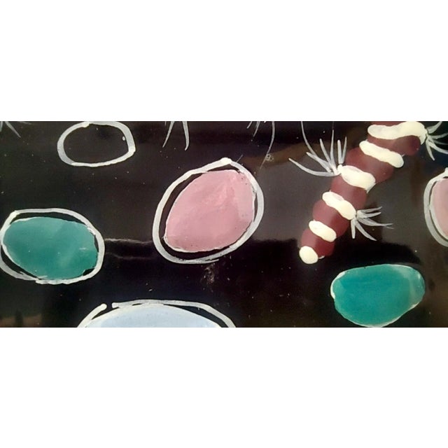 Pyriform Glazed Ceramic Plate by Otello Rosa for San Polo, Italy, 1950s For Sale - Image 11 of 12