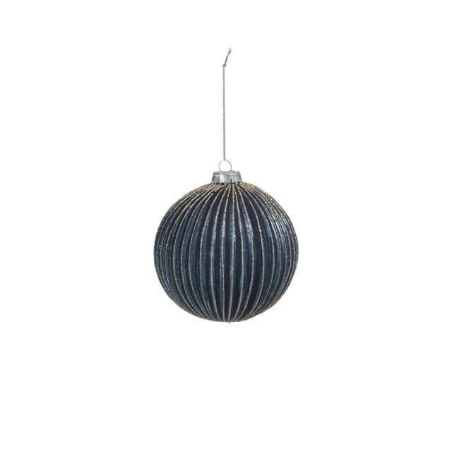 These dazzling ridged ball ornaments are accented with sparkling glitter on edges. This special set will allow you to...