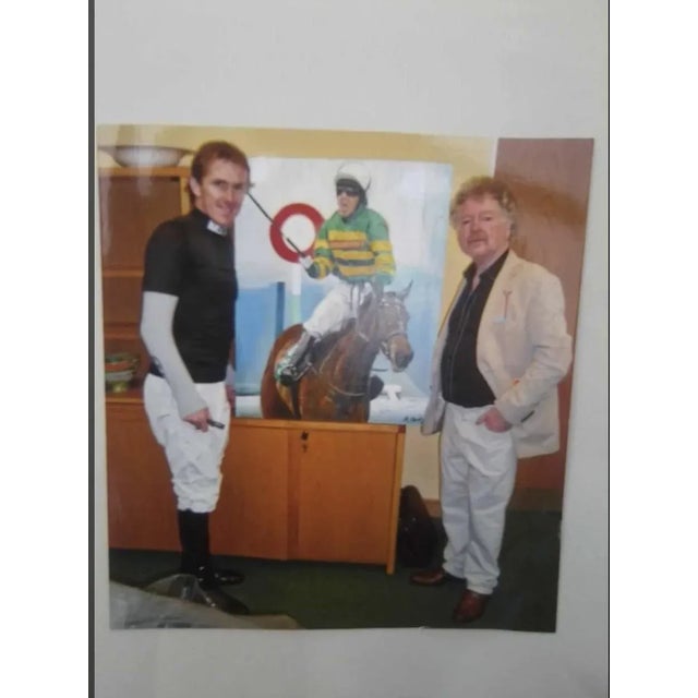 Oil Painting Grand National Winner No 6 Don't Push It C2010 Jockey a P Tony McCoy Up, Framed For Sale - Image 12 of 12