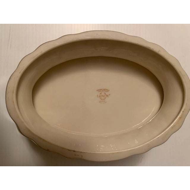 Lenox 1970s Lenox Holiday Hostess Bowl For Sale - Image 4 of 8