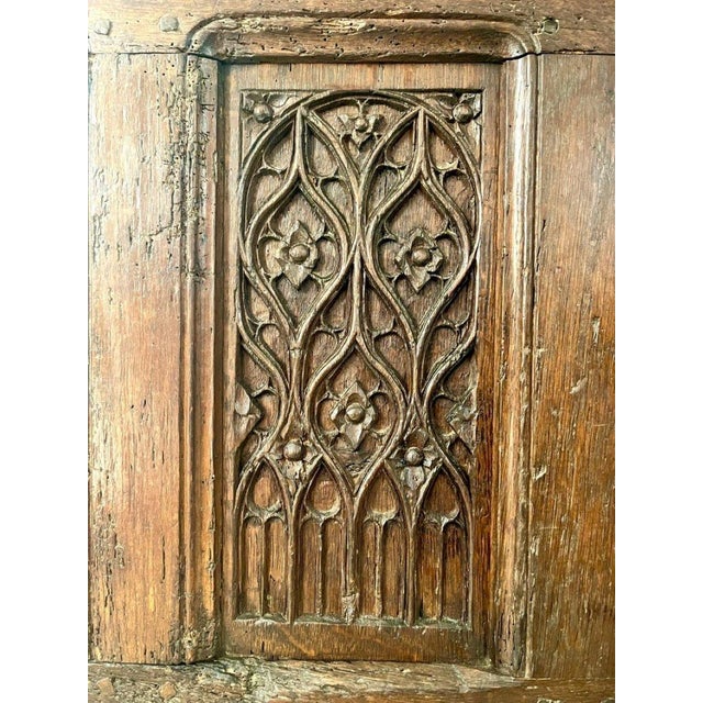 Large 16th Century French Gothic Trunk, France, 1580s For Sale - Image 6 of 11