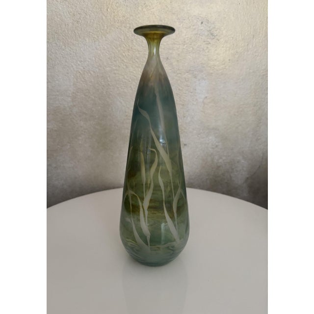 Dragonfly Studio Glass Vase by W. Schmid for Zwiesel, Germany, 1982 For Sale - Image 16 of 16