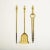 Set of 3 English Cast Brass Fire Tools For Sale - Image 9 of 9