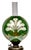 American Early 20th Century Bradley and Hubbard Craftsman Oil Lamp With Original Fleur De Lis Shade For Sale - Image 3 of 10