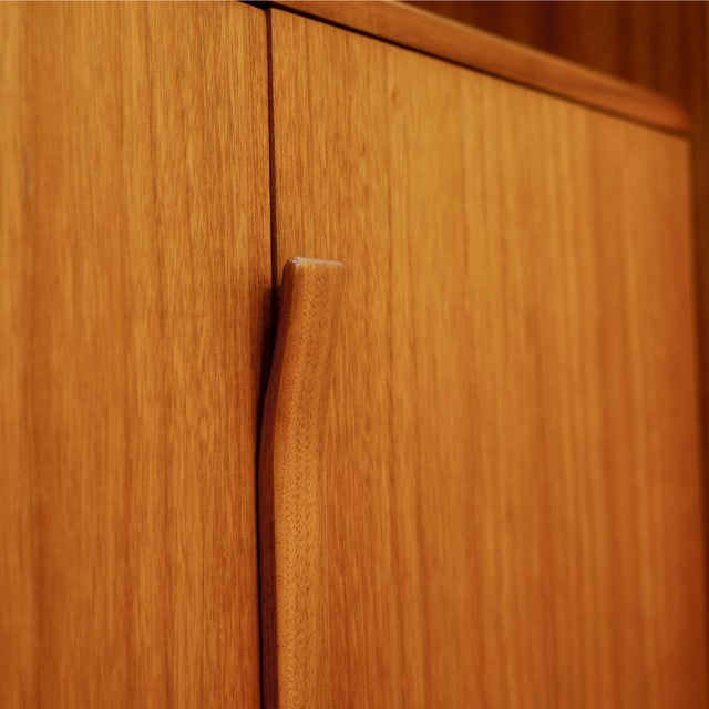 Mid Century Danish China Cabinet Bookcase For Sale In Los Angeles - Image 6 of 8