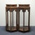Pair of Vintage Chinese Hardwood Inlaid Hexagonal Pedestal Tables (Flower Stands) For Sale In Los Angeles - Image 6 of 12