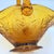 Amber Brockway Indiana Glass Large Tiara Amber Sandwich Handled Basket Signed j.t. For Sale - Image 8 of 10