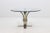 Sculptural Round Dining Table in Chrome and Brass attributed to Banci Firenze, 1970s For Sale - Image 3 of 13