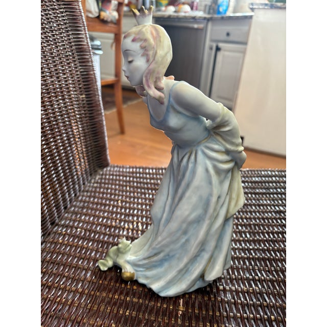 This is a vintage Rosenthal porcelain figurine of the "Princess and the Frog" (also known as the Frog Prince). Designed by...
