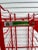 Vintage Red Metal Wine Racks by Blot Galland - Made in France For Sale - Image 4 of 6