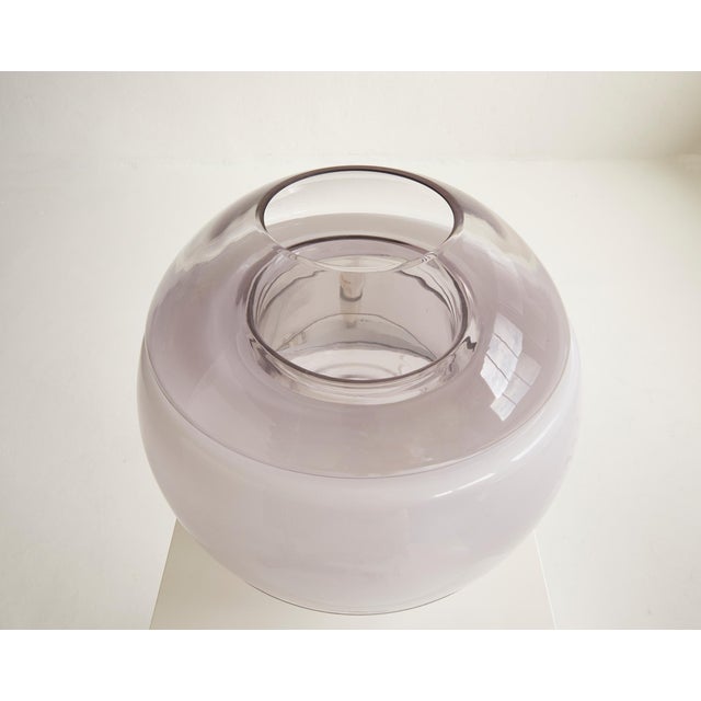 Spherical Glass Table Lamp by Carlo Nason for Linea Gb, Italy, 1970s For Sale - Image 4 of 9